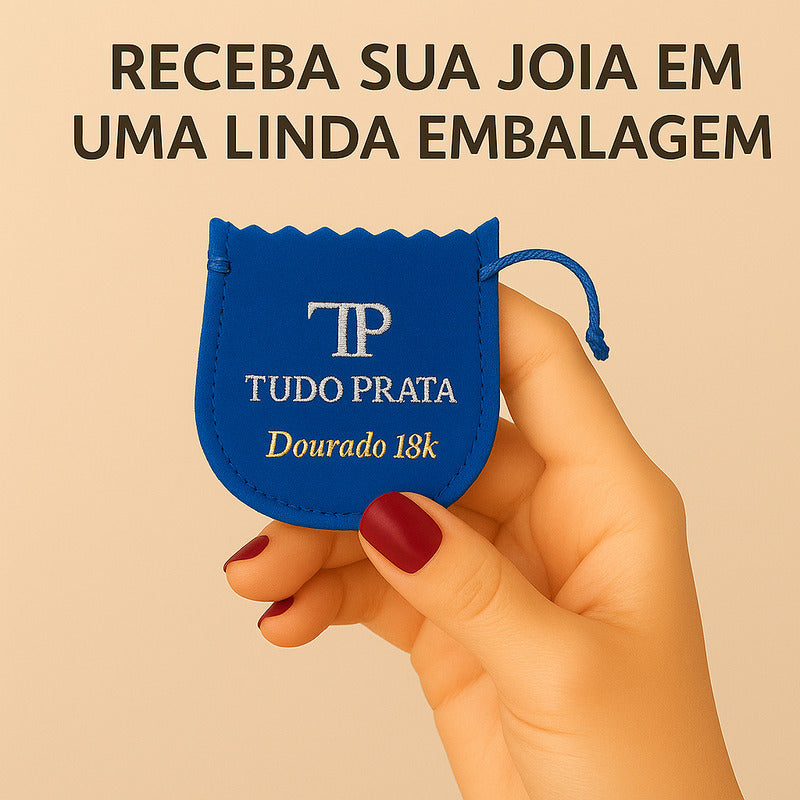 Brinco Argola Média De Prata 925 Coração - 30mm Feminina