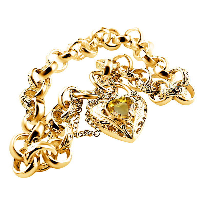 Pulseira Prata 925 Dourada 18k Elo Português - Exclusiva