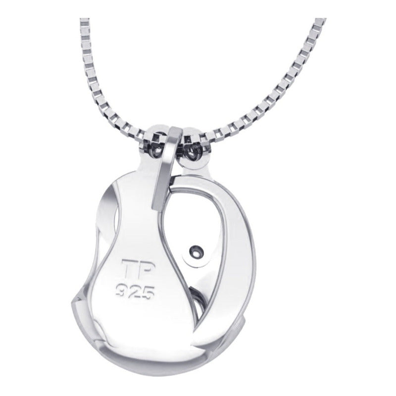 Colar Família Pais 2 Filhos(as) De Prata 925 - Exclusivo