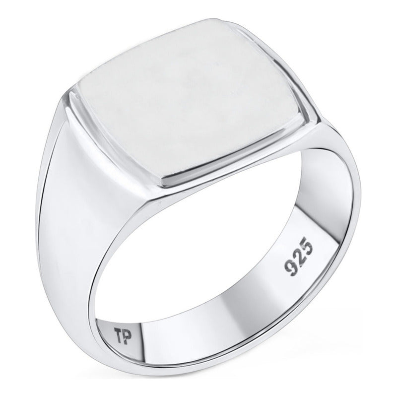 Anel Masculino De Prata 925 Sólido Largo Maciço - Exclusivo