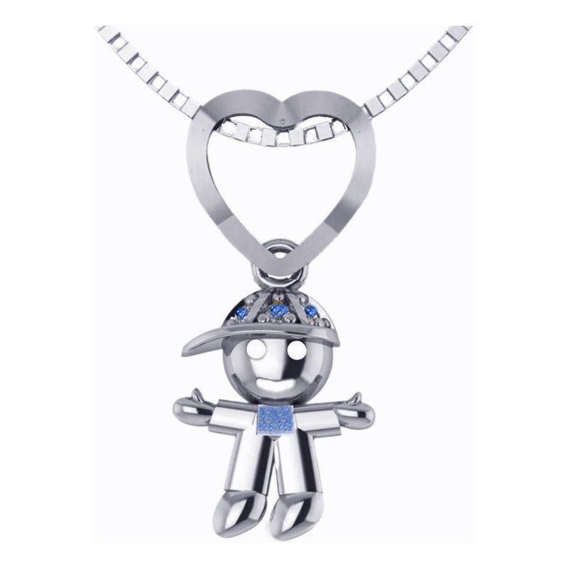 Colar Canga Feminino Prata 925 - 1 Boy