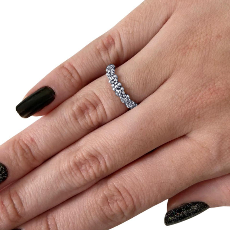 925 Silver Daisy Flower Ring - Women's - Buy Jewelry Direct From The Factory And Save Money