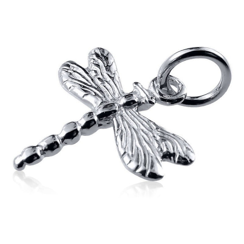 Pingente Pura Prata 925 Libelula - Exclusivo