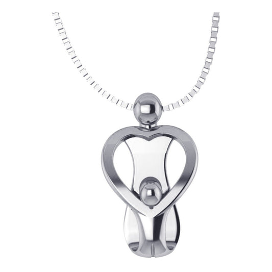 Collar Familiar Madre y 1 Hijo en Plata 925 - Exclusivo - Compra Joyas Directamente de Fábrica y Ahorra