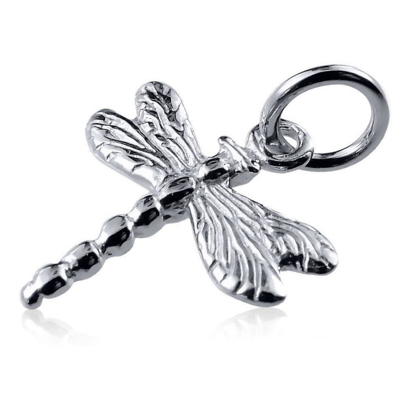 Pingente Pura Prata 925 Libelula - Exclusivo