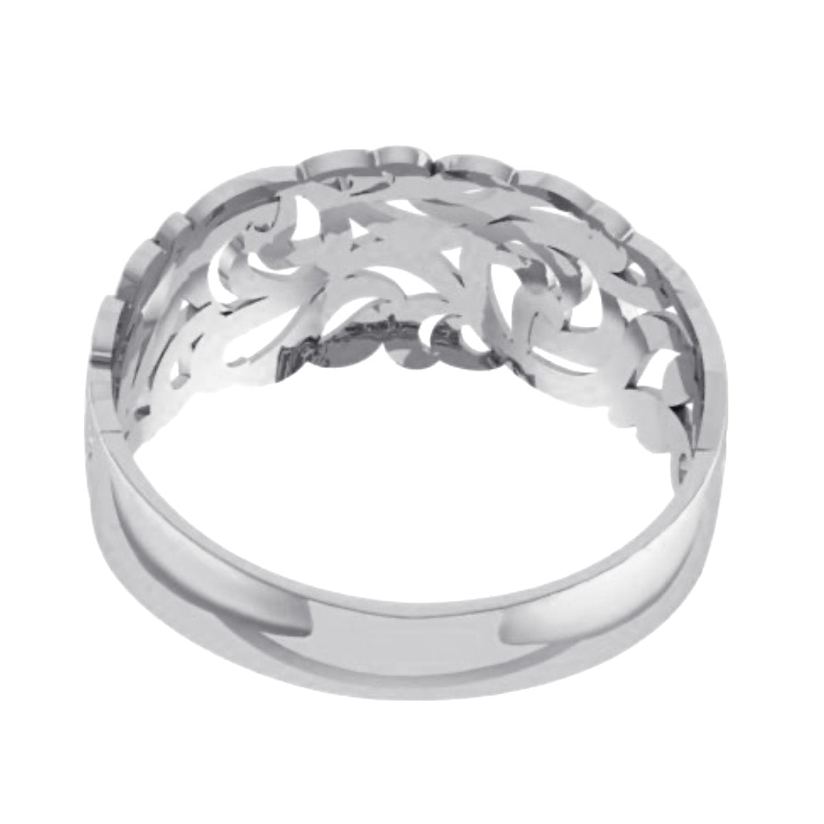 Anel Bombê Filigrana Prata 925 - Exclusivo