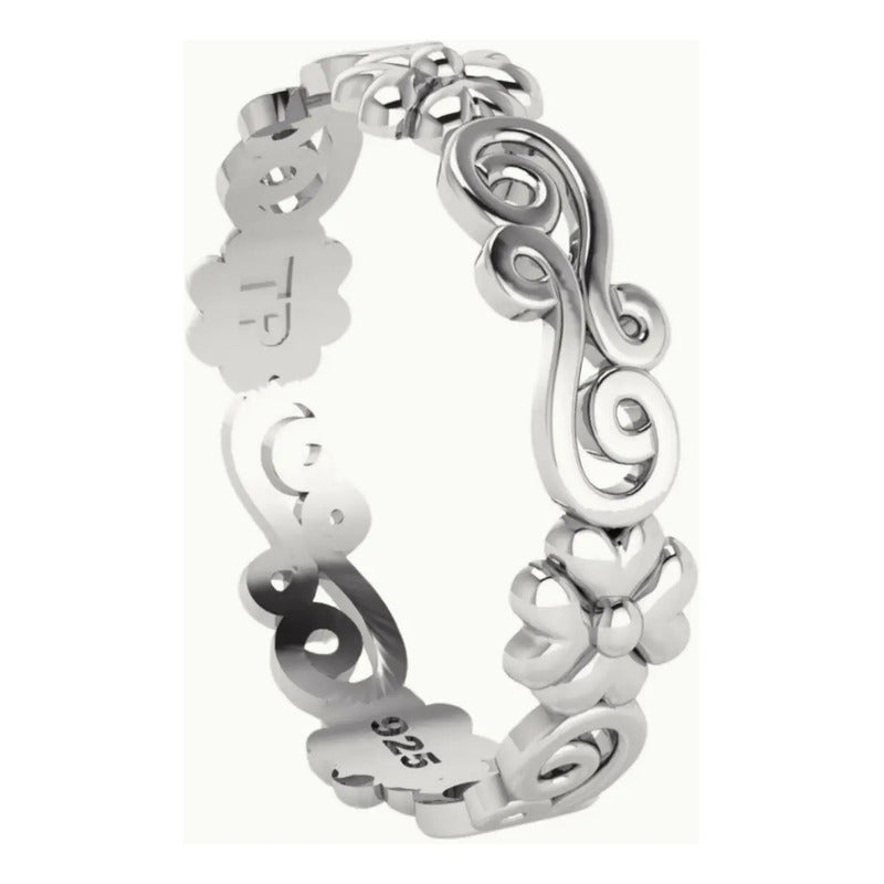 Pure 925 Silver Arabesque Ring - Exclusive