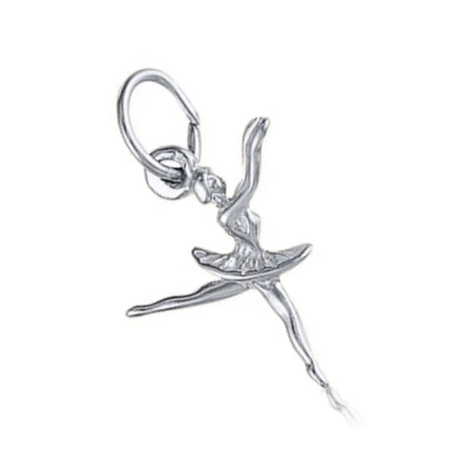Pingente Pura Prata 925 Bailarina - Exclusivo Prata