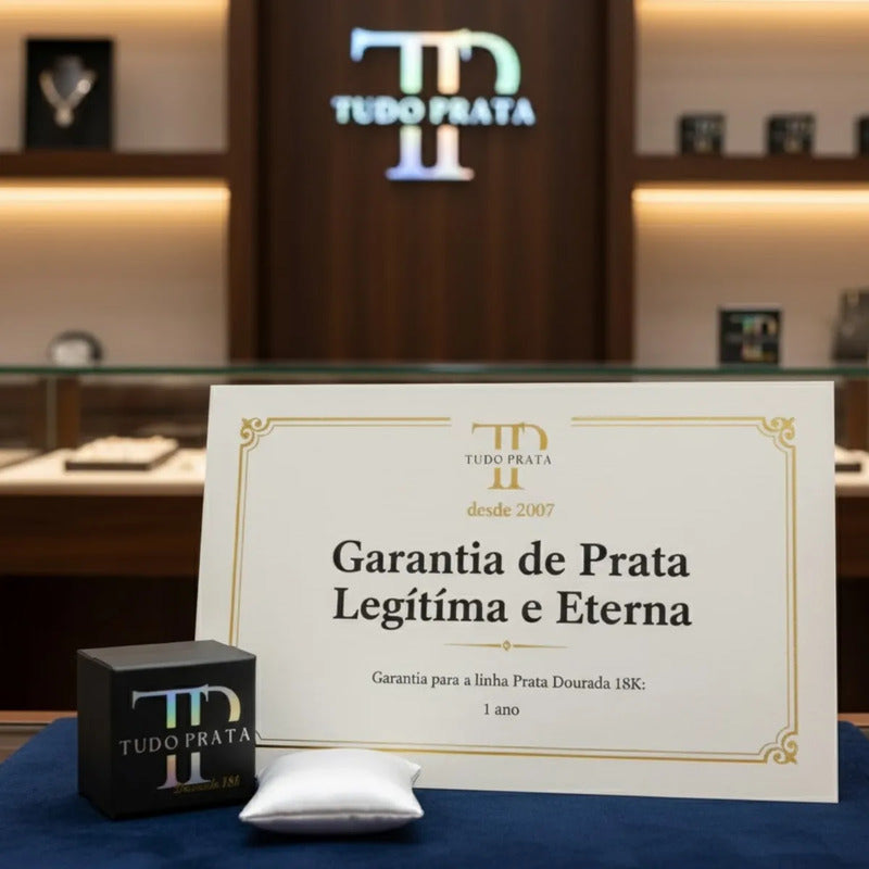 Anel Formatura Feminino Prata 925 + Caixinha Capelo Safira 16