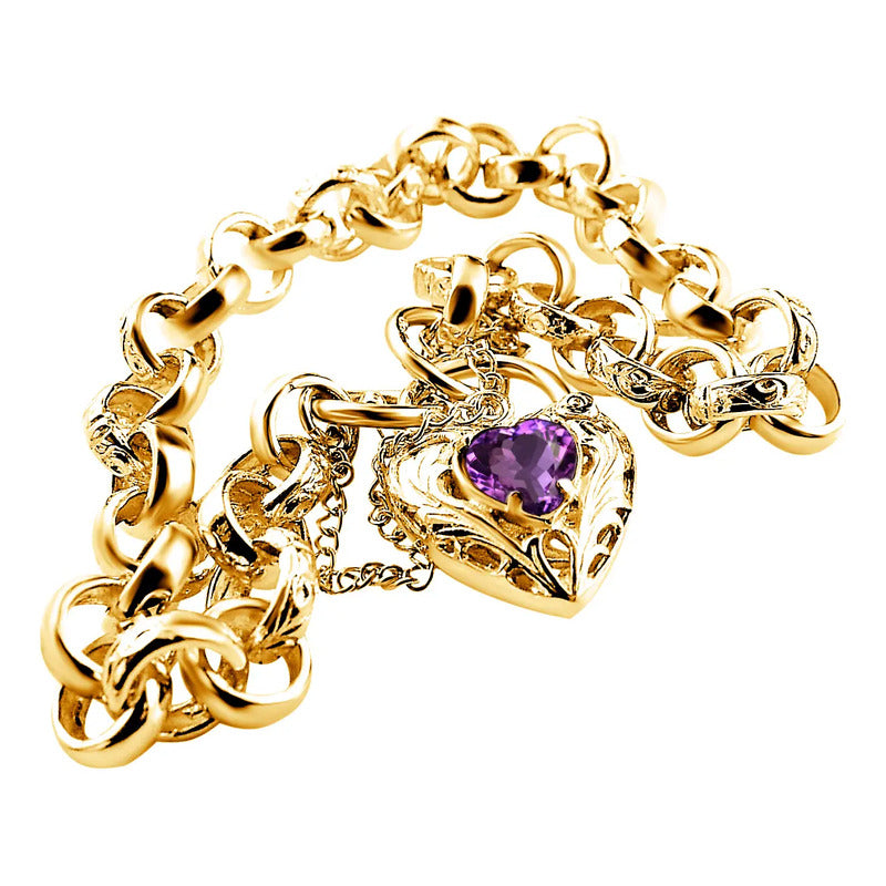 Pulseira Prata 925 Dourada 18k Elo Português - Exclusiva
