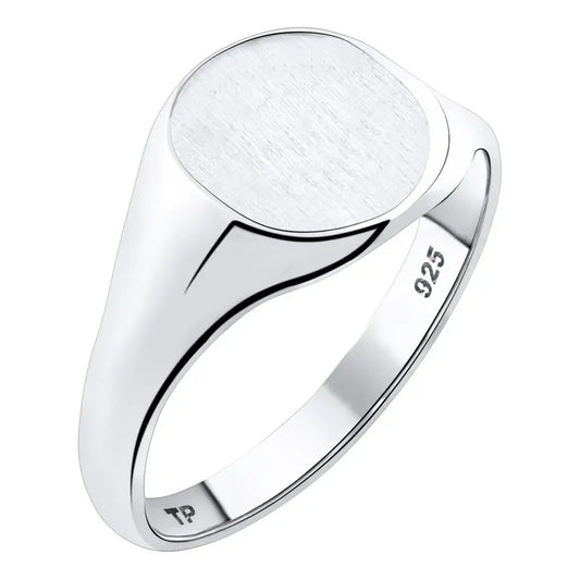 Anel De Prata 925 Sólido Feminino Arredondado - Exclusivo