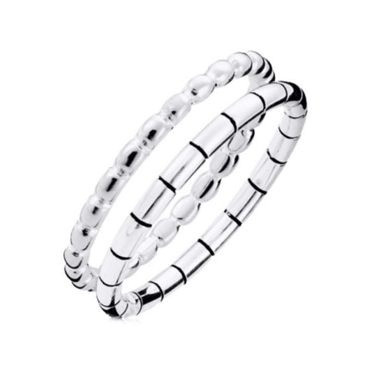 Double Ring Pure 925 Silver Different - Exclusive - Buy Jewelry Direct From The Factory And Save Money