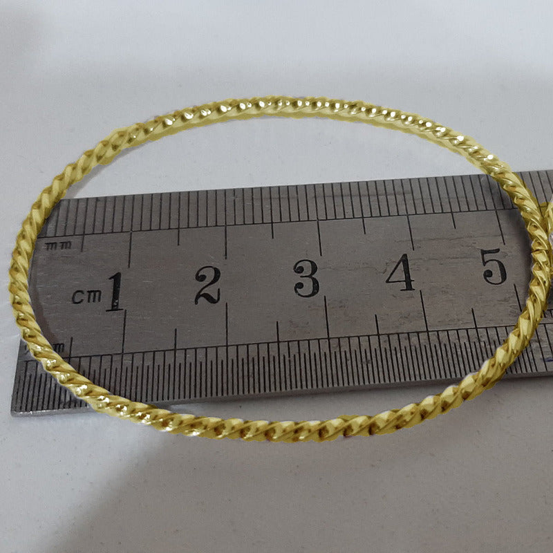 Pulseira Bracelete Pequeno Prata 925 Dourada 18k - Feminino