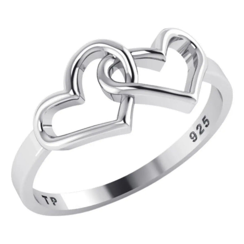 Anel Eterno Amor Pura Prata 925 - Melhor Preço