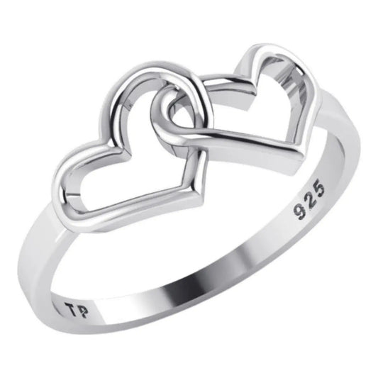 Anel Eterno Amor Pura Prata 925 - Melhor Preço