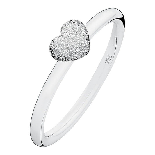 Diamond Heart Ring Pure 925 Silver - Exclusive - Buy Jewelry Direct From The Factory And Save Money