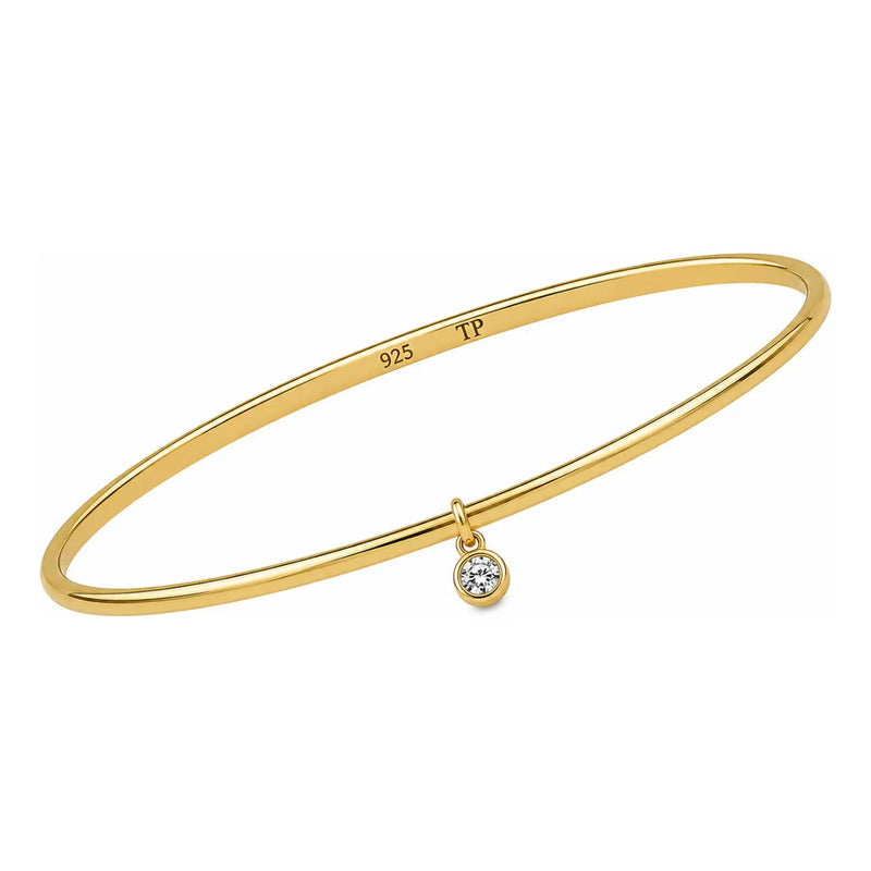 Pulseira Bracelete Prata 925 Dourada 18k Ponto De Luz 70 Cm