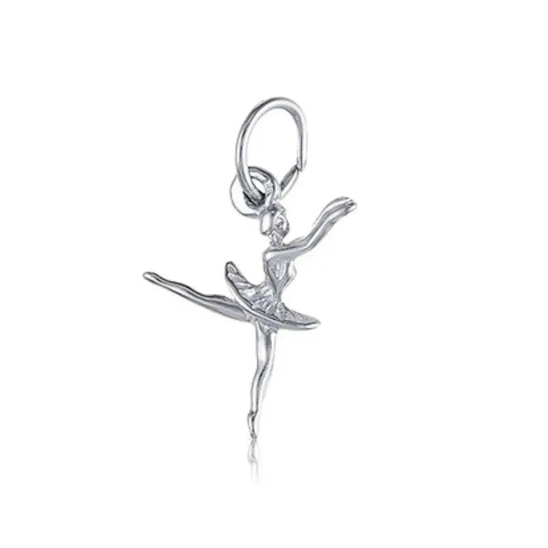 Pingente Pura Prata 925 Bailarina - Exclusivo Prata