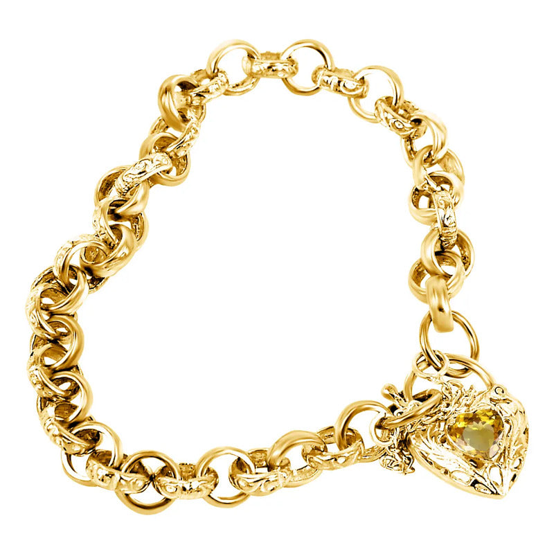 Pulseira Prata 925 Dourada 18k Elo Português - Exclusiva