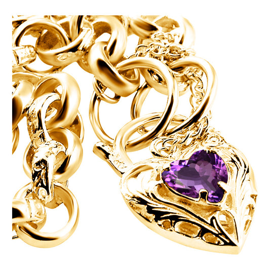 Pulseira Prata 925 Dourada 18k Elo Português - Exclusiva