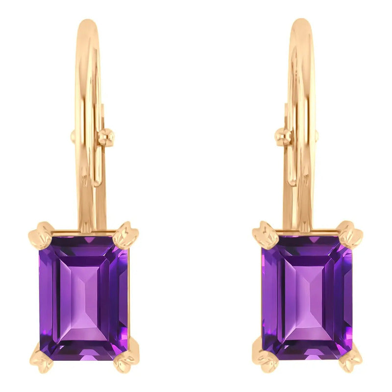 Kit Anel Vintage Prata 925 Dourada 18k - Ametista