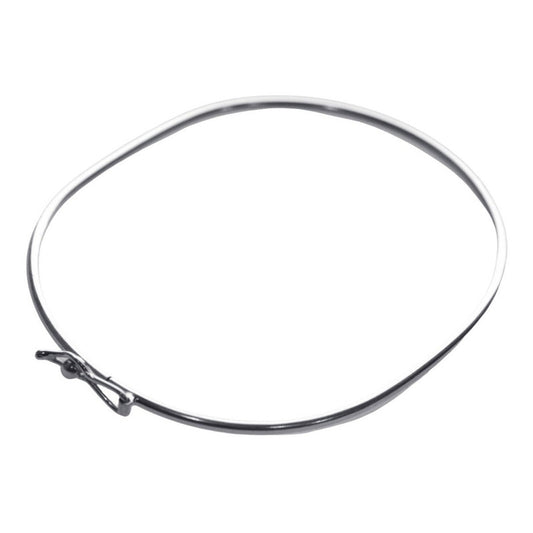 Pulseira Bracelete Rígido Prata 925 - Ideal Para Pingentes