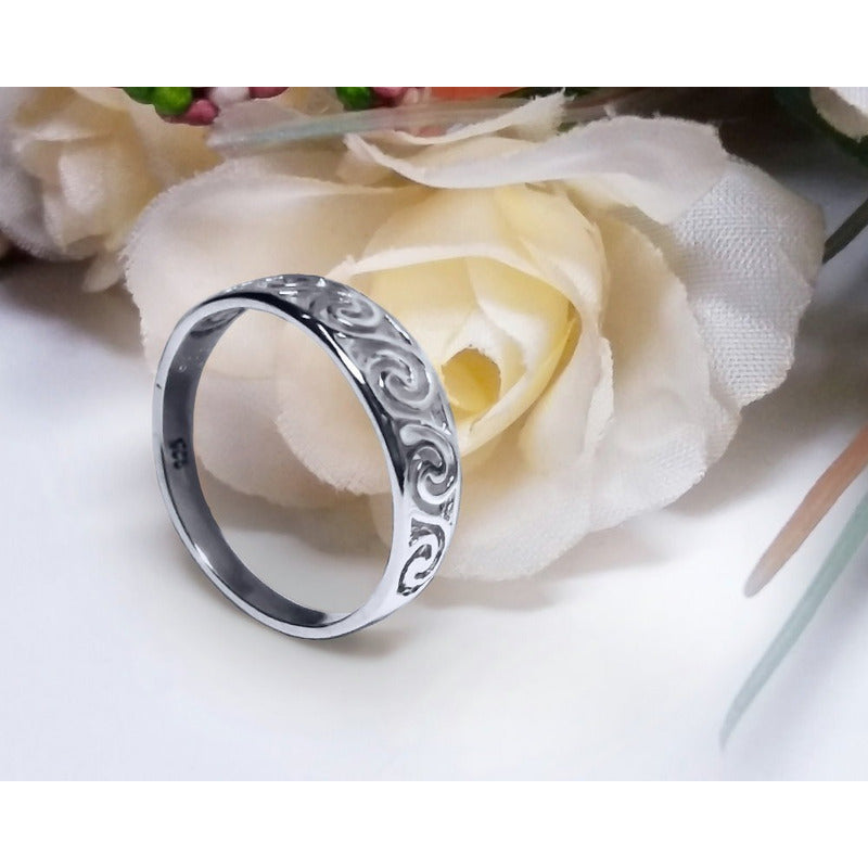 Celtic Swirl Ring Pure 925 Silver - Exclusive