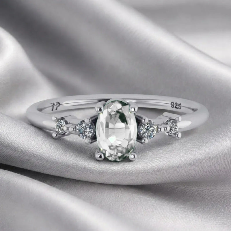 Anel London Zirconia Pura Prata 925 - Exclusivo