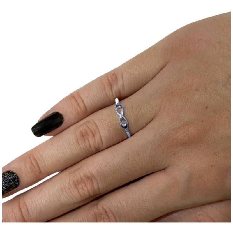 925 Silver Infinity Ring - With Warranty Certificate