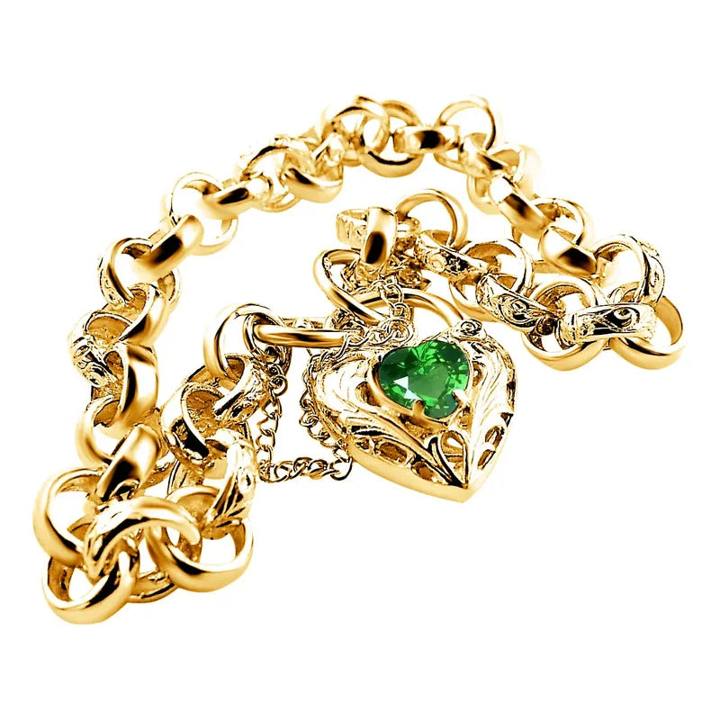 Pulseira Prata 925 Dourada 18k Elo Português - Exclusiva