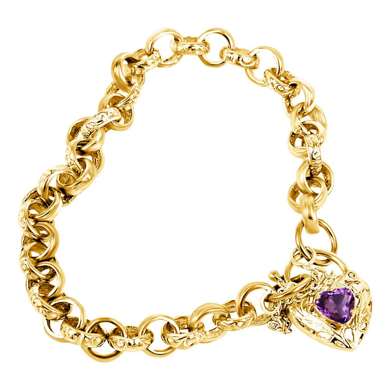 Pulseira Prata 925 Dourada 18k Elo Português - Exclusiva