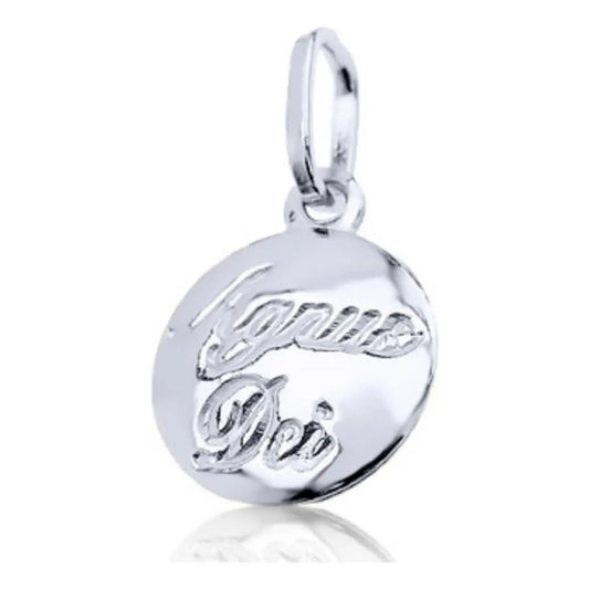 Pingente Pura Prata 925 Agnus Dei - Exclusivo Prata