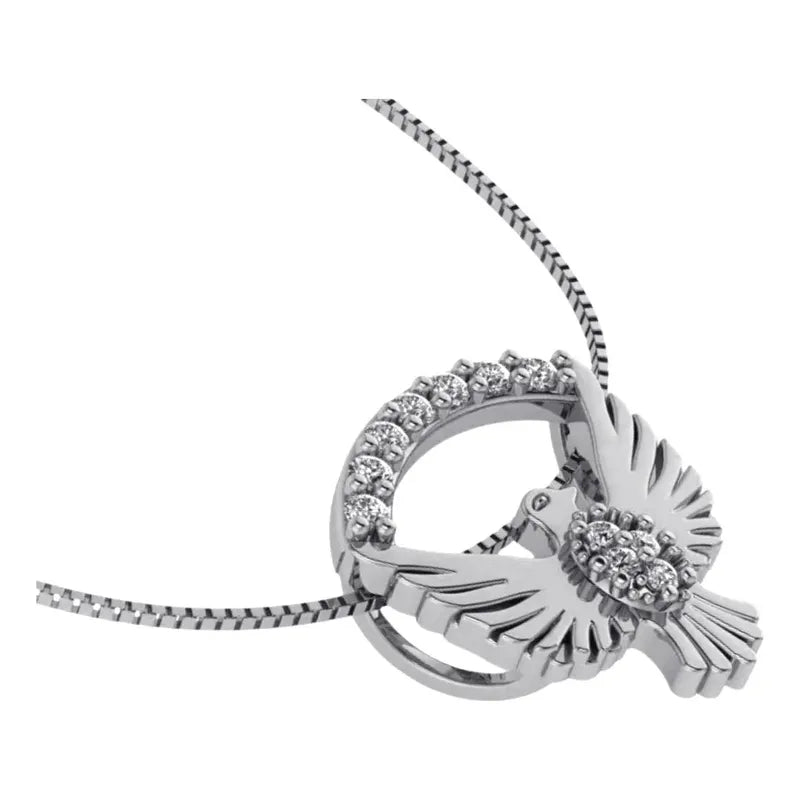 Colar Zircônia Prata 925 Espirito Santo - Veneziana Prata