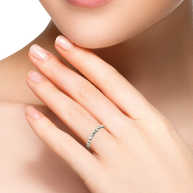 Pure 925 Silver Hearts Ring - Exclusive