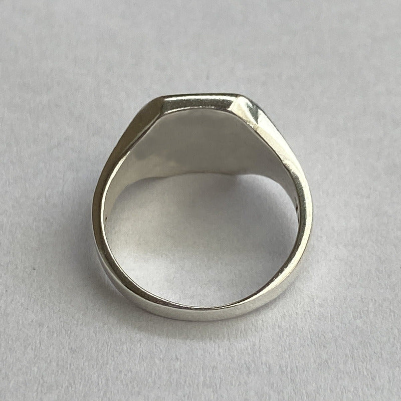 Anel De Prata 925 Sólido Feminino Retangular - Exclusivo