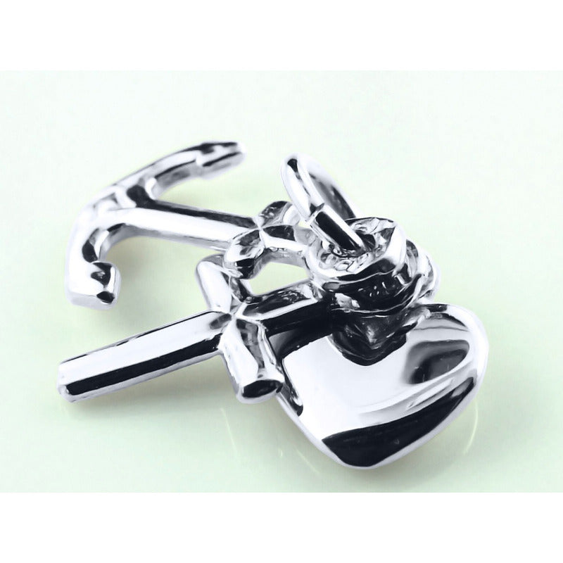 Pingente Pura Prata 925 Esperança, Fé E Caridade - Exclusivo