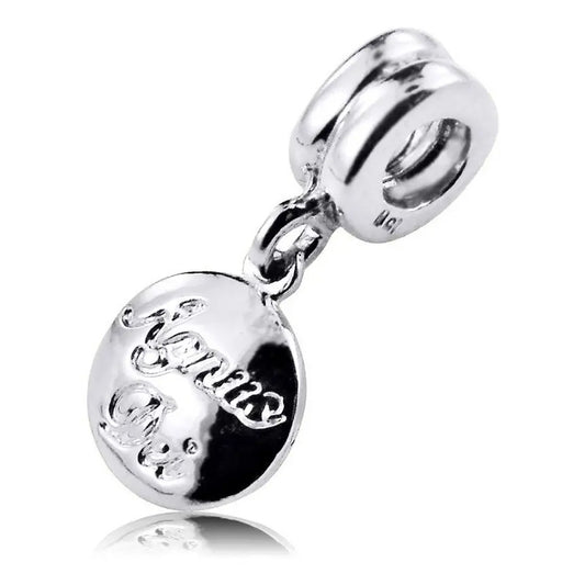 Charm Berloque Agnus Dei Pura Prata 925 - Exclusivo Prata