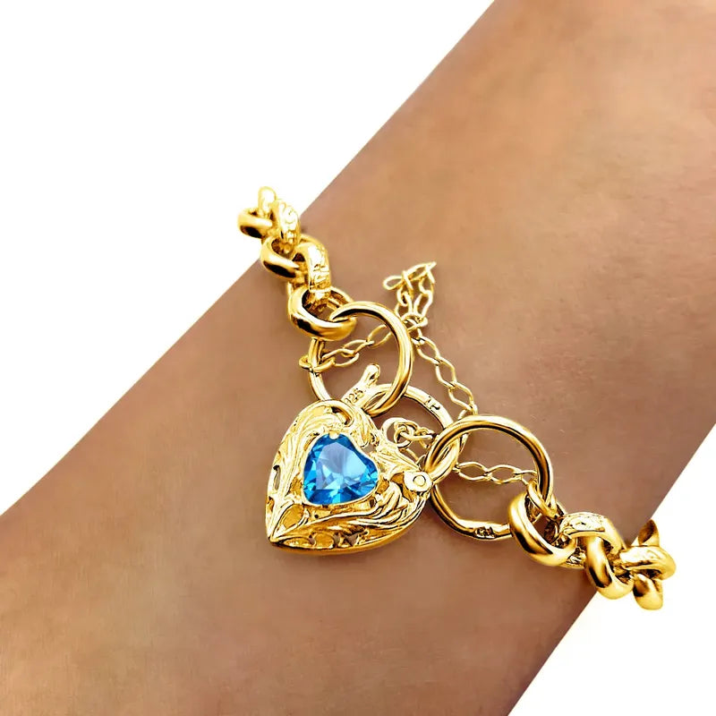 Pulseira Prata 925 Dourada 18k Elo Português - Exclusiva