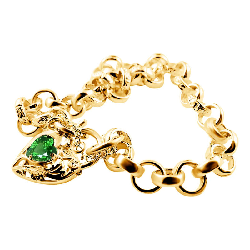 Pulseira Prata 925 Dourada 18k Elo Português - Exclusiva
