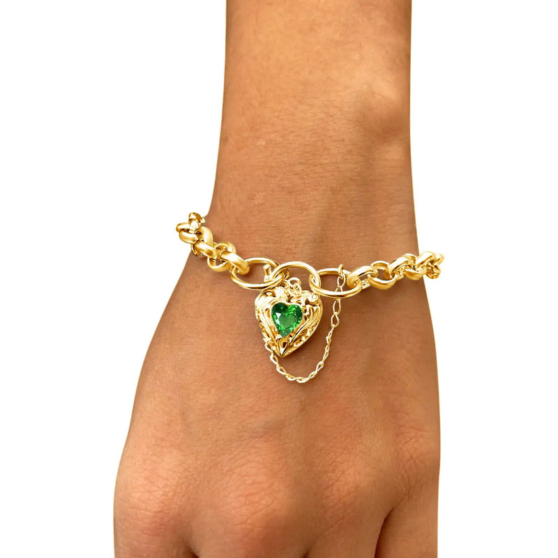 Pulseira Prata 925 Dourada 18k Elo Português - Exclusiva