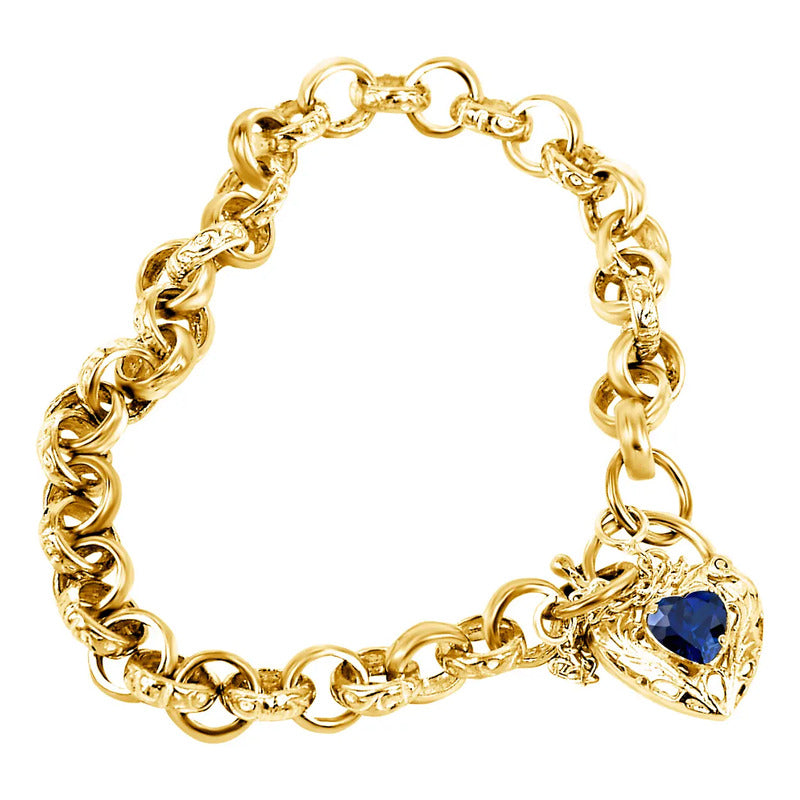 Pulseira Prata 925 Dourada 18k Elo Português - Exclusiva