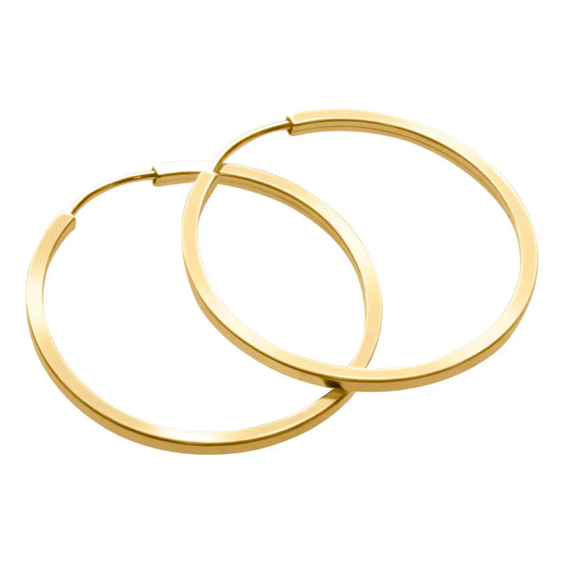 Brinco Argola Pequena 18mm Prata 925 Dourada 18k - Unissex