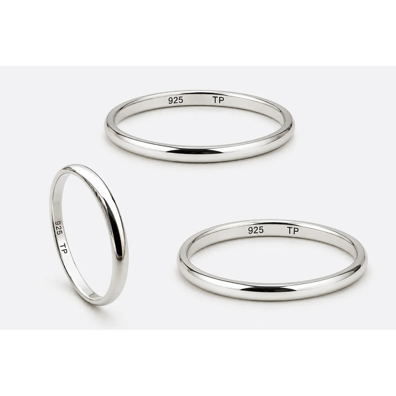 Par Aliança Namoro Clássica Prata 925 Compromisso Tamanho Feminino 21 Tamanho Masculino 27