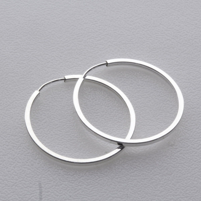 Brinco Argola Pequena De Prata 925 Redonda - 18mm Unissex