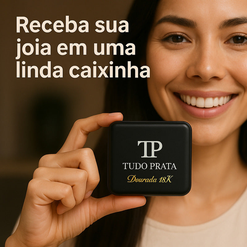 Corrente 3x1 Prata 925 Dourada 18k Elos 5mm Masculina 60cm