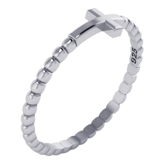 925 Silver Cross Ring - With Warranty Certificate - Buy Jewelry Direct From The Factory And Save Money