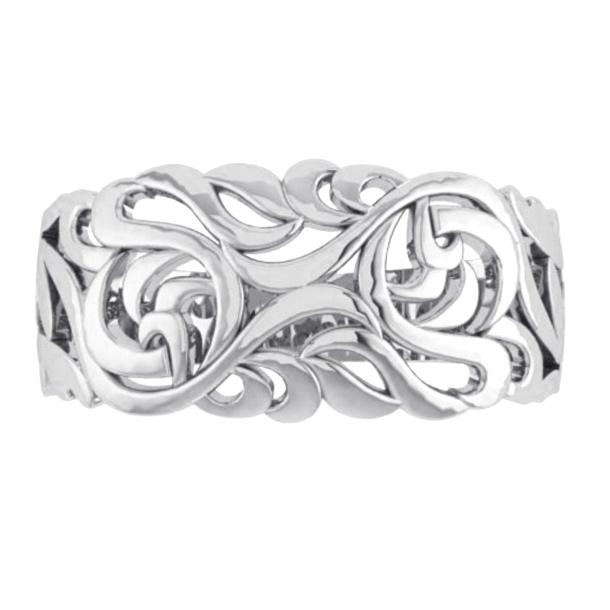 Anel Bombê Filigrana Prata 925 - Exclusivo